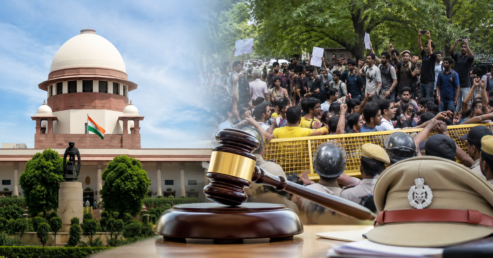 जंतर मंतर प्रोटेस्ट मामला, सुप्रीम कोर्ट में सरकार की अर्जी : माई लॉर्ड, आप ही रद्द कर दीजिए FIR