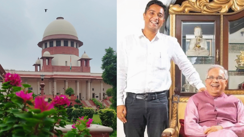 Bhupesh Baghel and Chaitanya Baghel