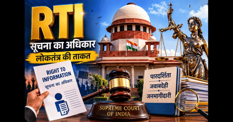 RTI : जवाबदेही का हथियार